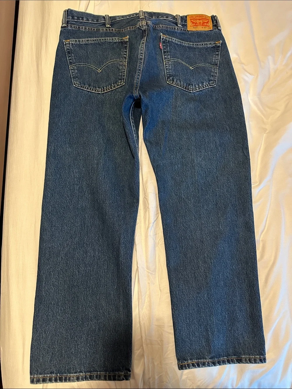 Classic Straight Fit Men’s Jeans in Dark Blue